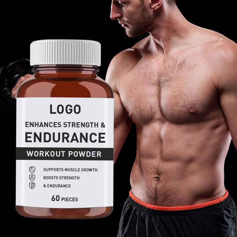 Private Label Sports Nutrition Supplement Capsules Energy Supply & Muscle Strength Enhancement for Adults OEM ODM