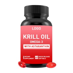 OEM Krill Oil Softgels Contribute to Cardiovascular Health, Provide Strong Antioxidant Effects, and Enhance Immunity.