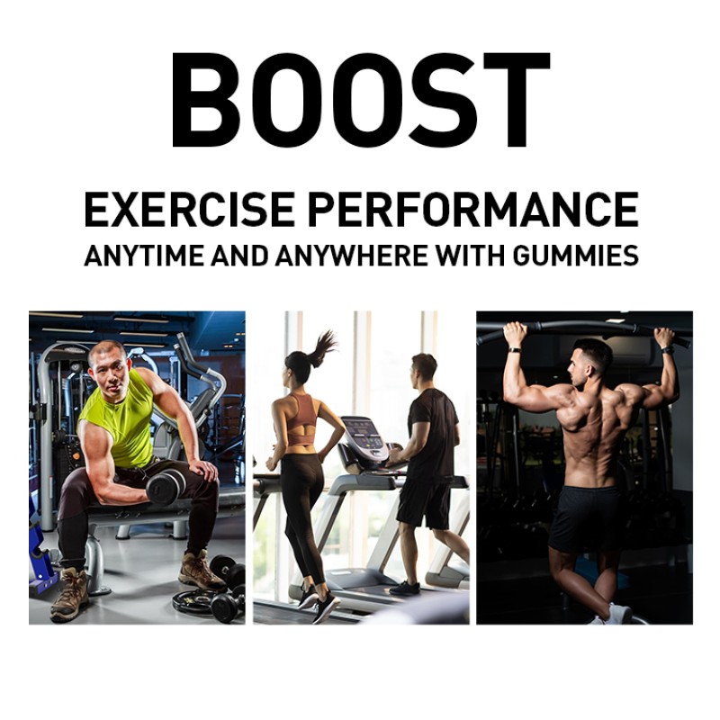 OEM Creatine Gummies Muscle Growth Supplement Enhance Strength Sports Gummies