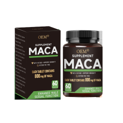 GMP Certified 800mg Easy-Swallow Maca Tablets OEM Herbal Supplements for Hormone Balance and Libido Support