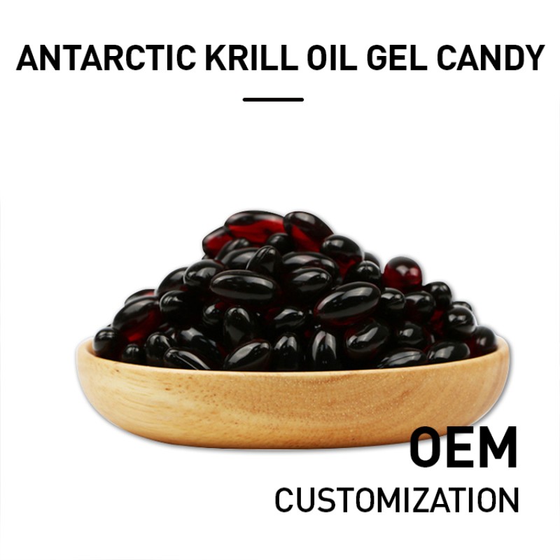 OEM Krill Oil Softgels Contribute to Cardiovascular Health, Provide Strong Antioxidant Effects, and Enhance Immunity.