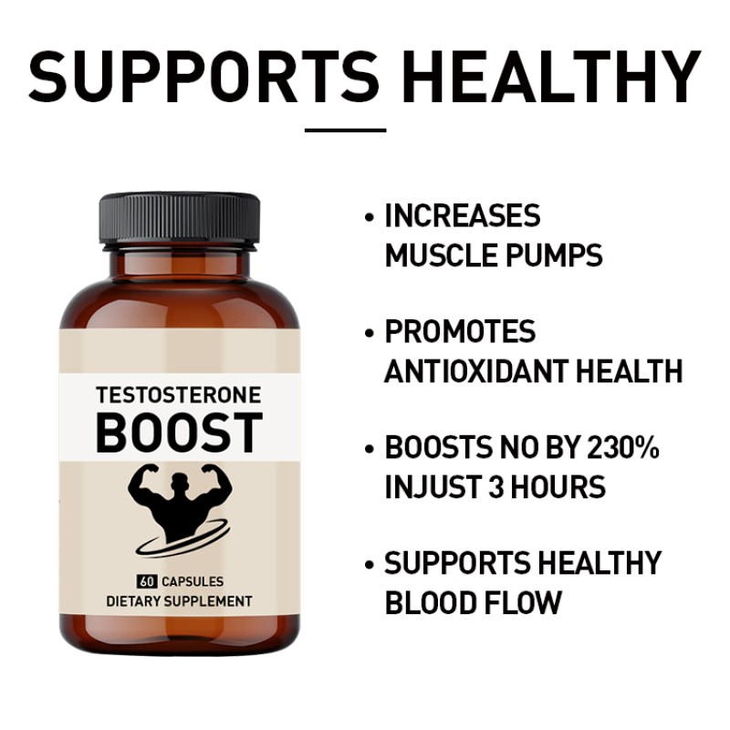 Male Enhanced Health OEM ODM Capsule Herbal Supplement to Boost Male Vitality Customizable Care for Male Health