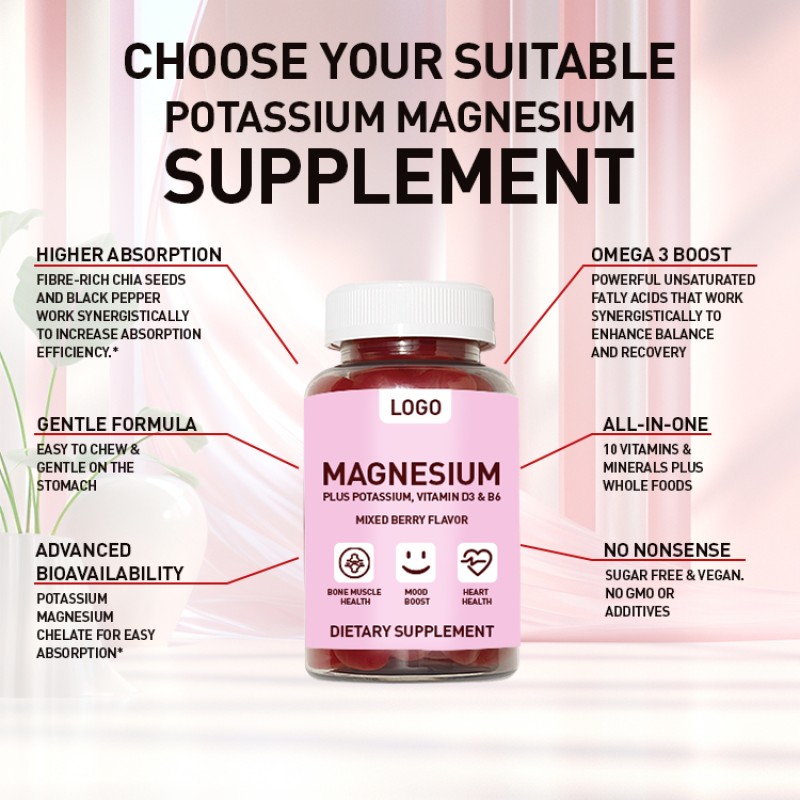 Self-Owned Brand OEM ODM Vitamin Gummies with Glycine Magnesium Collagen Supplements Sleep Enhancing Adults Not Pregnant Women