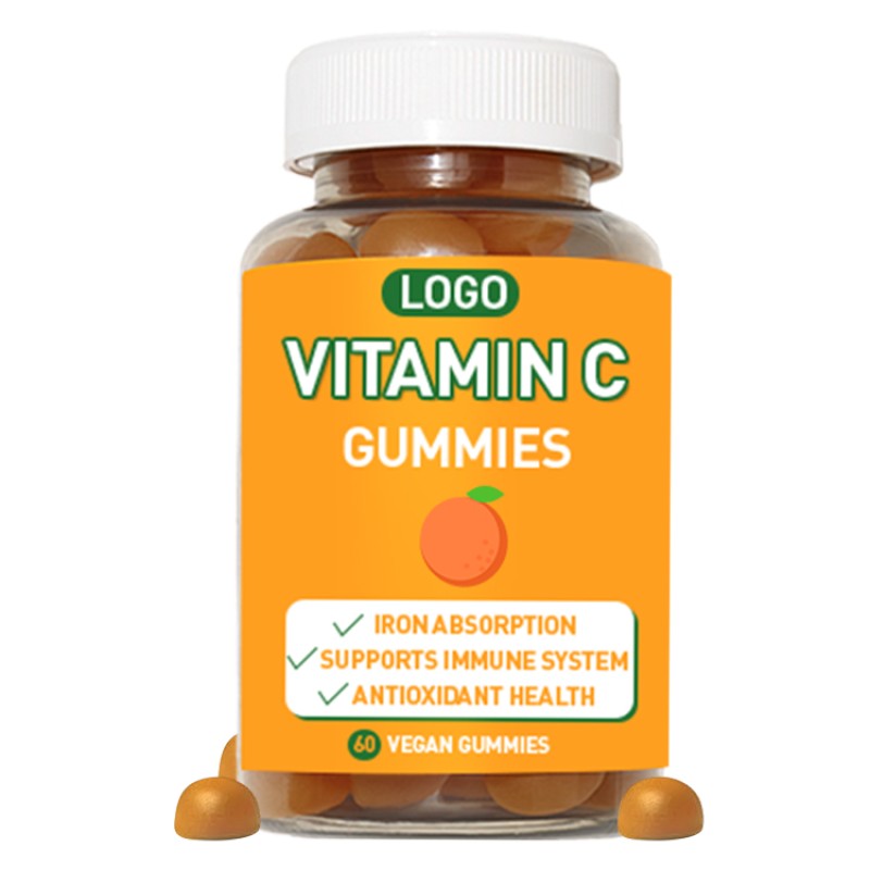OEM Vitamin Gummies Supplement Immune Enhancement Vitamin Rubber Candy Gummies VC Gummies