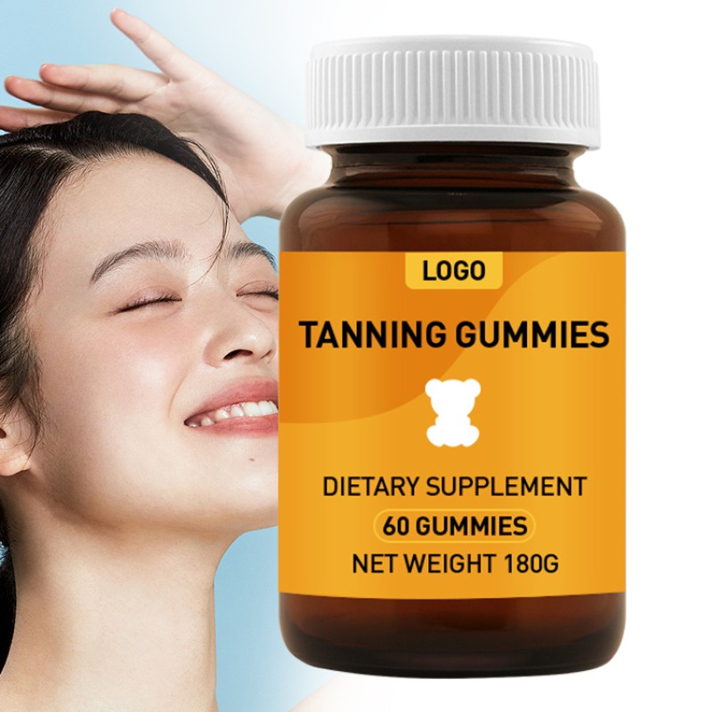 OEM Own Brand Sunscreen Supplement, Vitamin Carotene Gummies