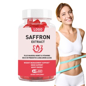 OEM Saffron Extract Supplement Gummies for Immune and Liver Protection