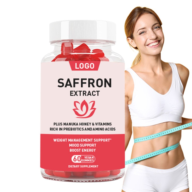 OEM Saffron Extract Supplement Gummies for Immune and Liver Protection