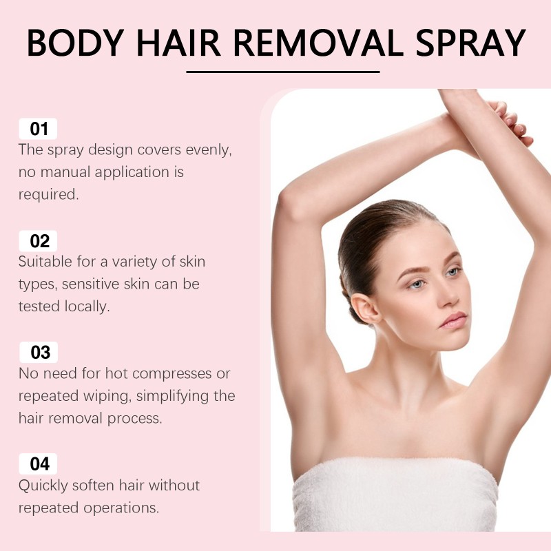 Hair Removal Spray Supplier - Bulk Oceaura Body Mild Refreshing Non-Irritating Skin Care