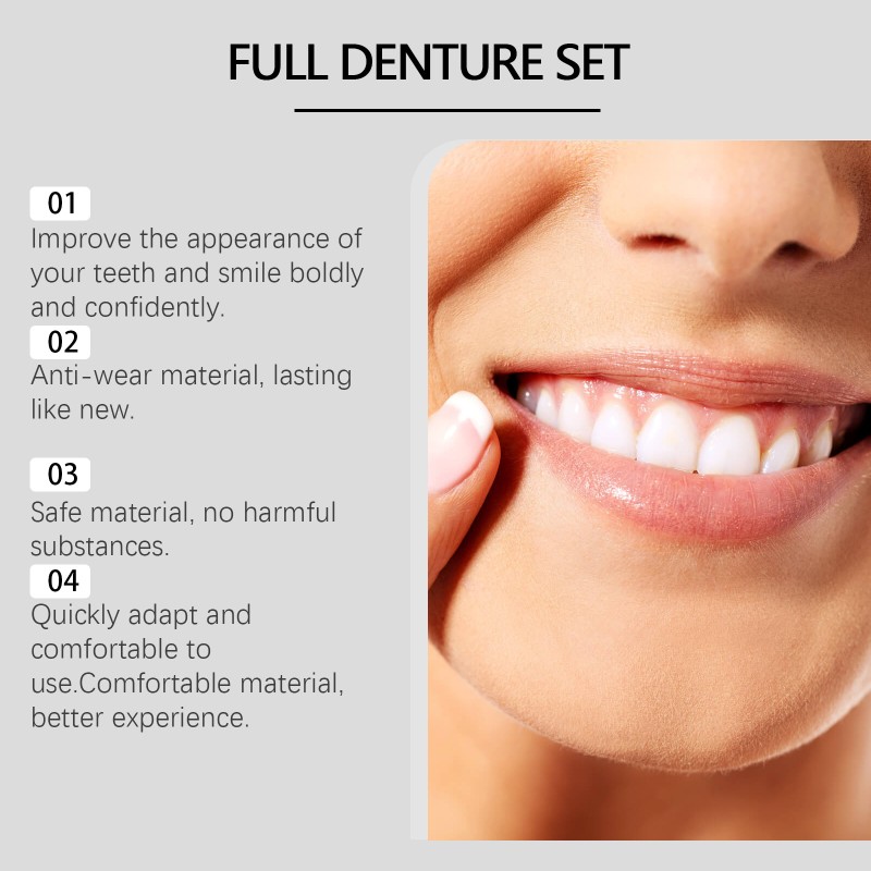 Teeth Modification Factory - Bulk Oralhoe Comfortable Material Improve Smile Beauty Dentures