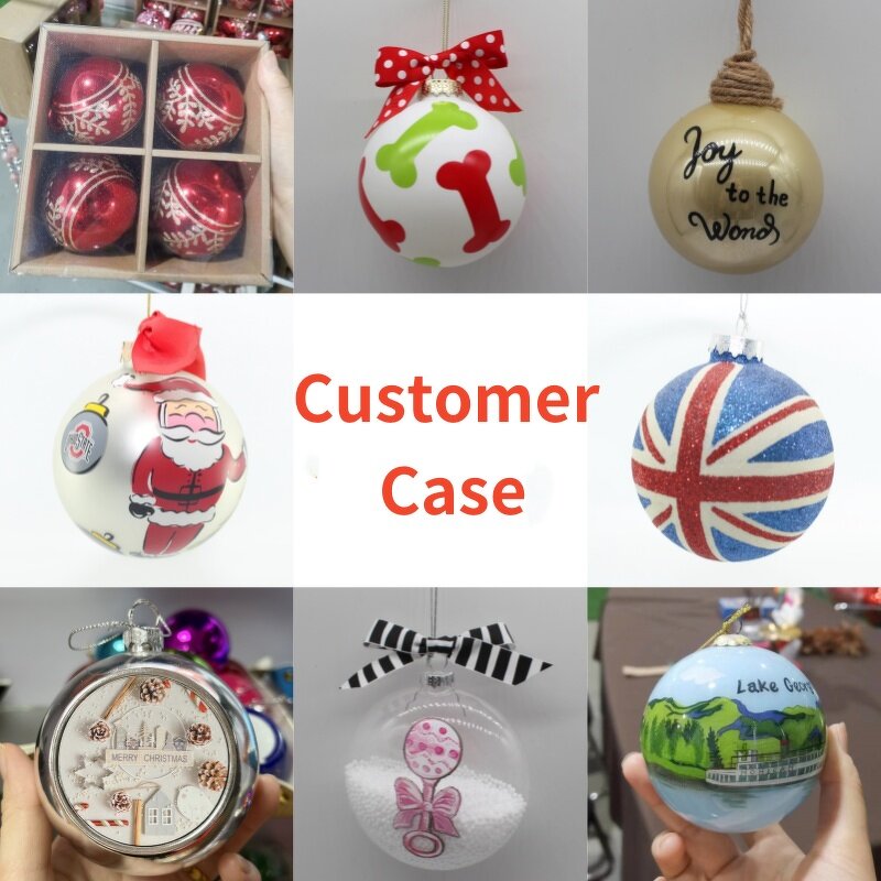 Christmas Ball Manufacturer - Wholesale Custom Sublimation Plastic Ornament