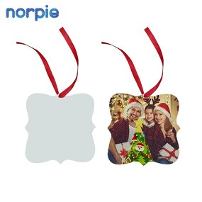 Christmas Ornament Manufacturer - Sublimation Double-sided Metal Hanging Tree