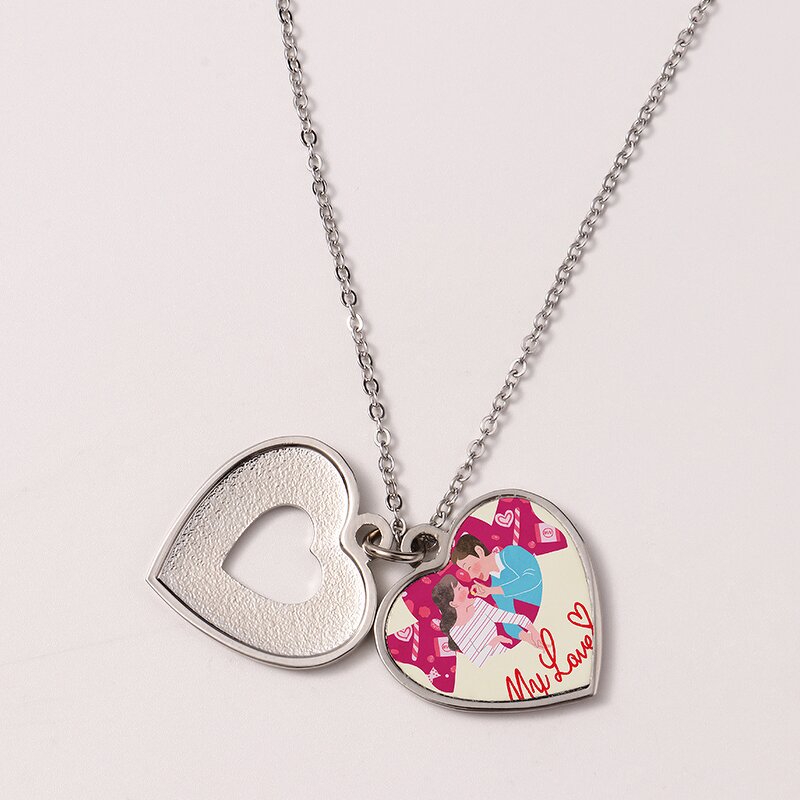 Heart Locket Manufacturer - Wholesale Sublimation Valentine's Day Gift