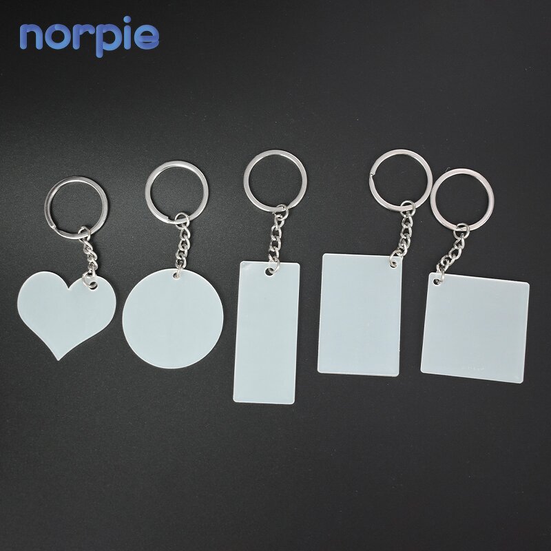 Acrylic Keychain Manufacturer - Customized Heart Shape UV Printing Blank