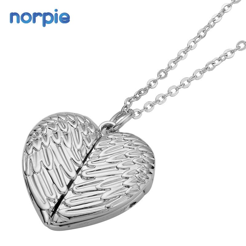 Angel Wings Necklace Manufacturer - Sublimation Memorial Pendant Necklace