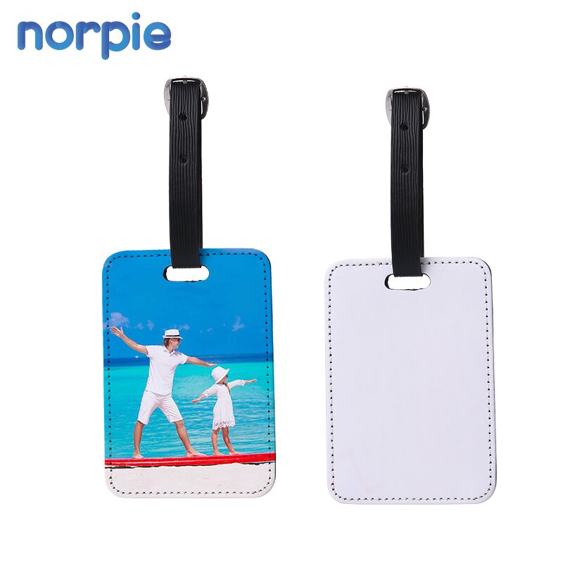 Luggage Tag Manufacturer - Sublimation PU Leather Name Label Blank ID Tag
