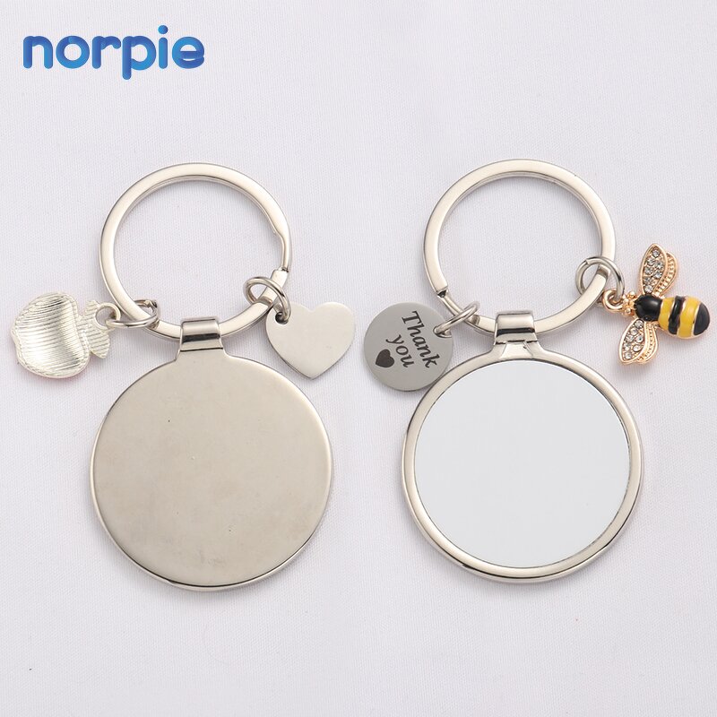 Teacher Keychain Manufacturer - Sublimation Appreciation Gift Bee Keyring