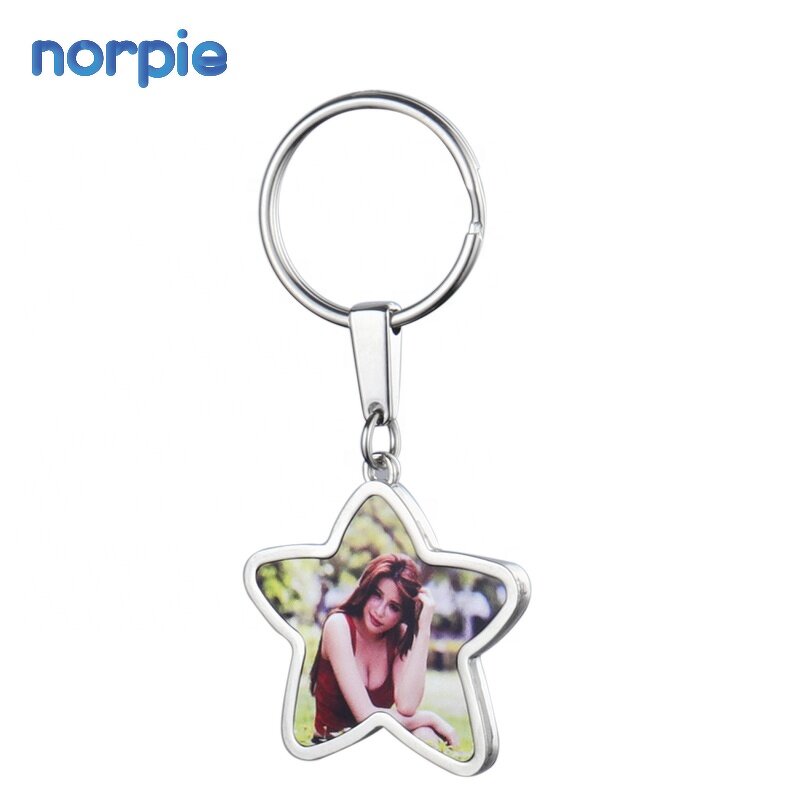 Zinc Alloy Keychain Manufacturer - New Design Double-sided Photo Sublimation