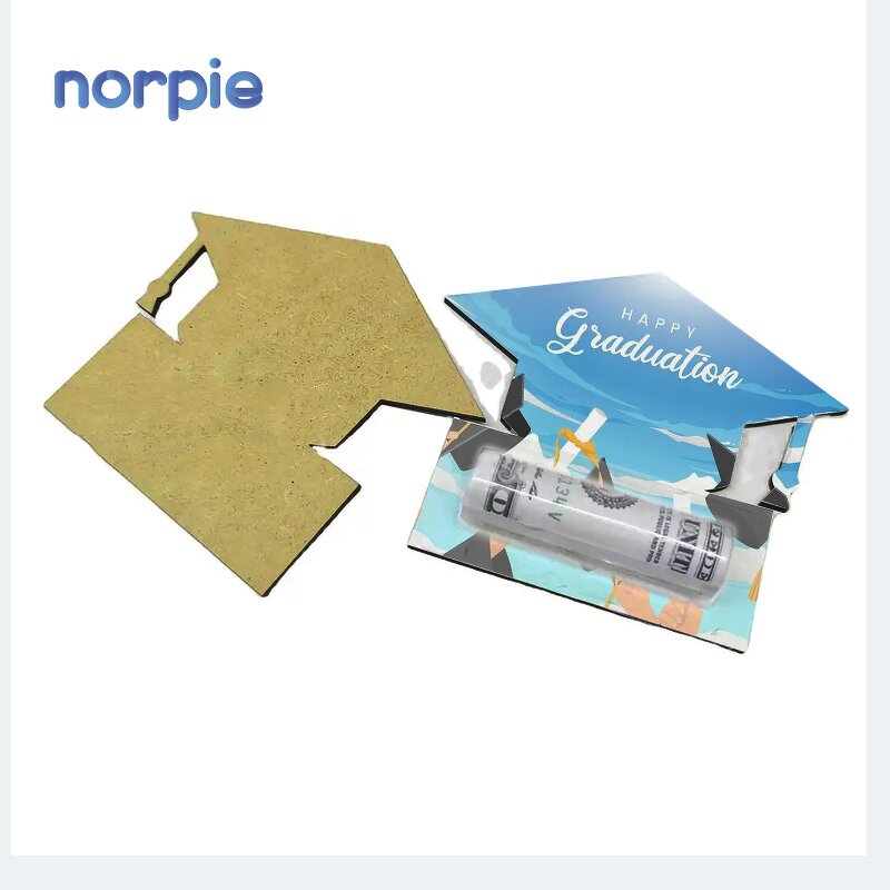 Money Holder Manufacturer - Sublimation Graduation Cap MDF Cash Card Holder