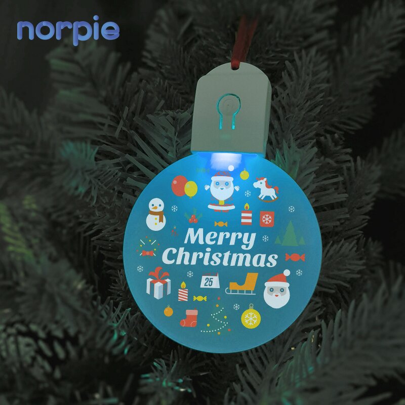 Christmas Ornament Manufacturer - Sublimation Blank Acrylic LED with Battery