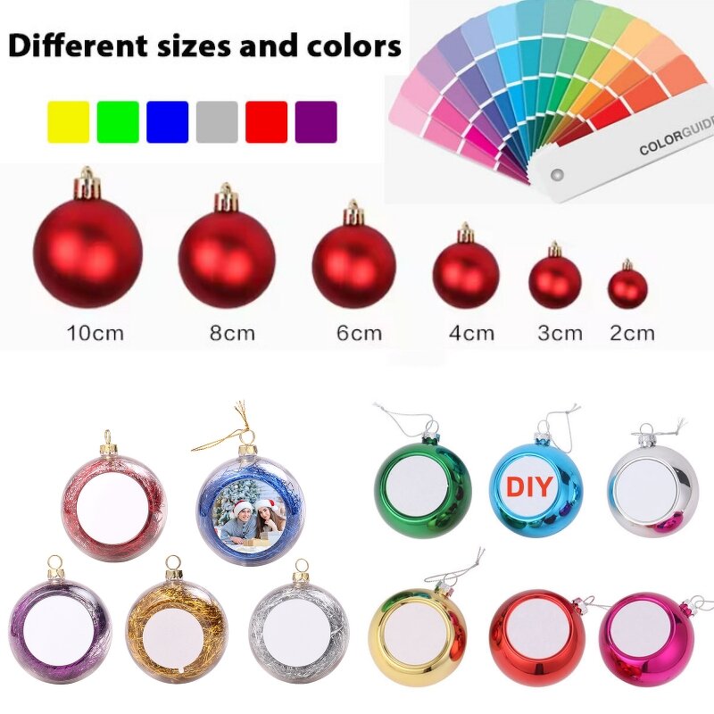 Christmas Ball Manufacturer - Wholesale Custom Sublimation Plastic Ornament