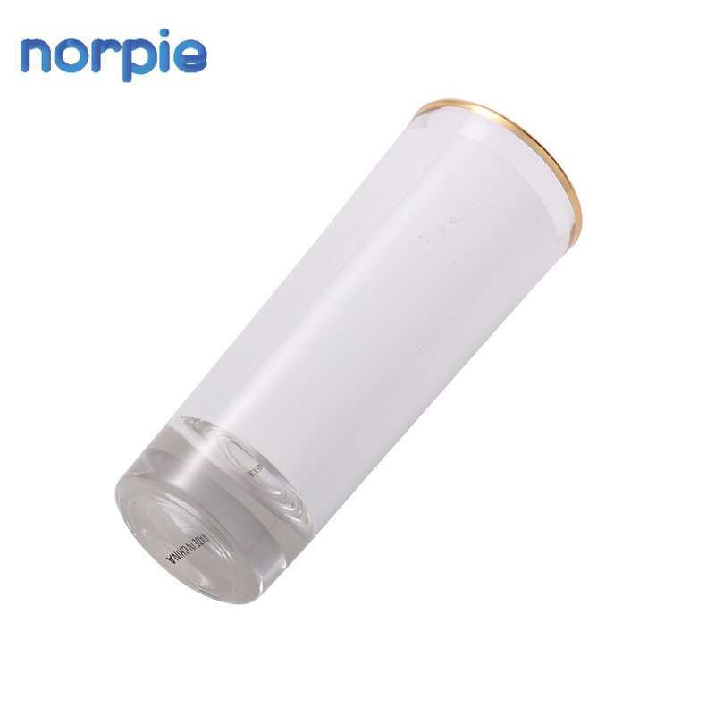 Shot Glass Manufacturer - Sublimation Blank 3oz with White Patch Gold Trim