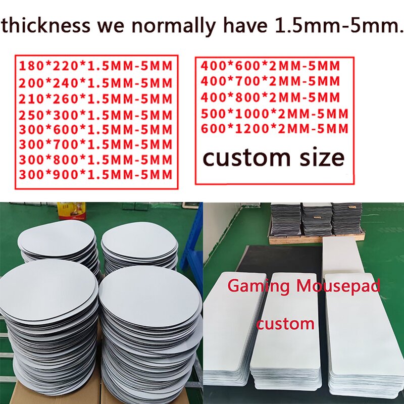 Mousepad Manufacturer - Personalized Custom Logo Printing Sublimation Blank
