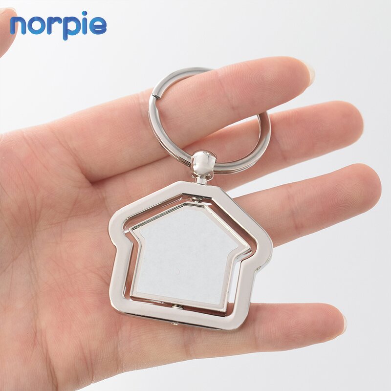 House Keychain Manufacturer - Double-sided Sublimation Real Estate Keychain