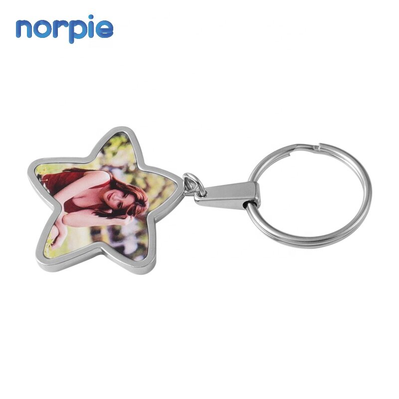 Zinc Alloy Keychain Manufacturer - New Design Double-sided Photo Sublimation