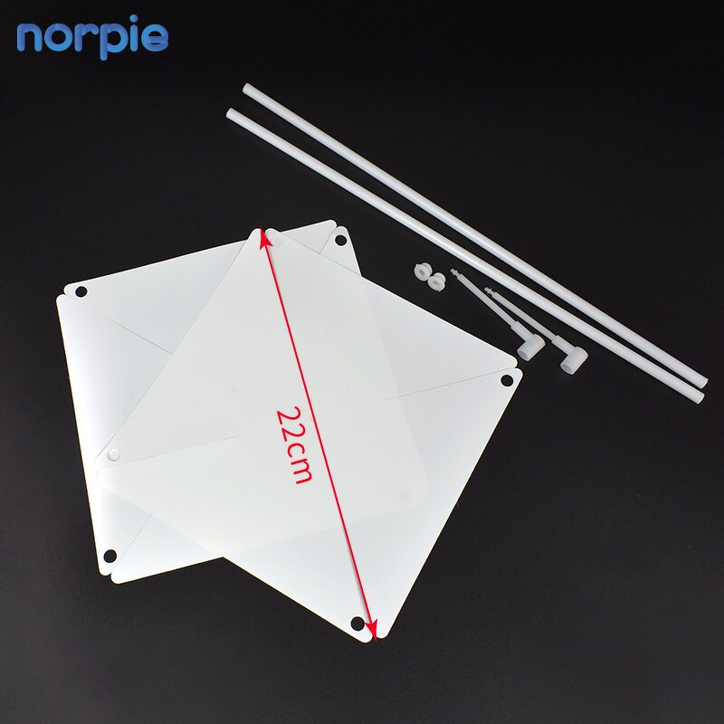 Windmill Manufacturer - Party Double-sided Square PET Plastic Sublimation