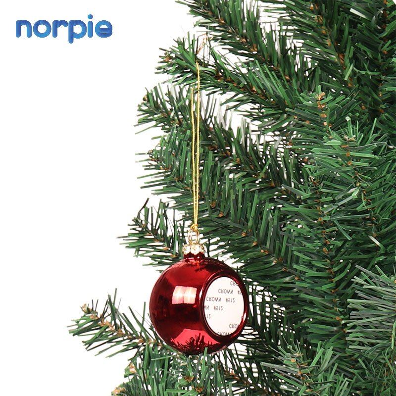 Christmas Ball Manufacturer - Colorful Round Sublimation Plastic Tree Ball