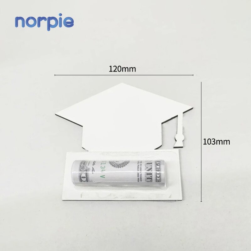 Money Holder Manufacturer - Sublimation Graduation Cap MDF Cash Card Holder