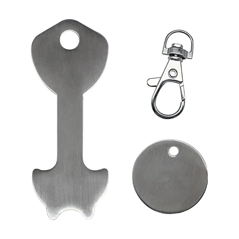 Coin Keychain Manufacturer - Laser Engraved Stainless Steel Shopping Trolley