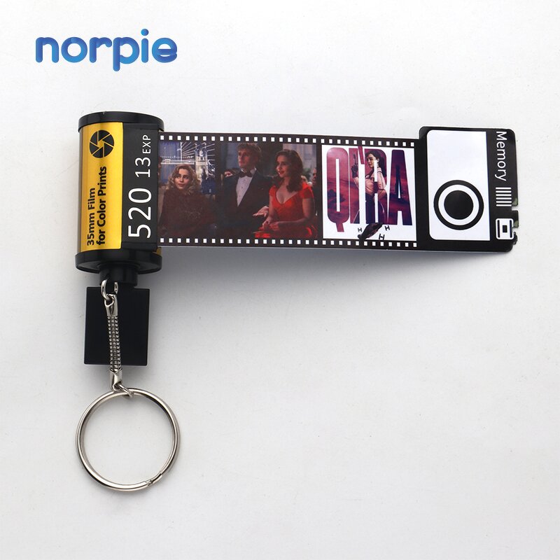 Camera Keychain Manufacturer - Personalized Photo Film Roll Sublimation PET