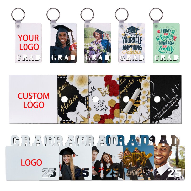 Graduation Keychain Manufacturer - GRAD Sublimation MDF Double-sided Keychain