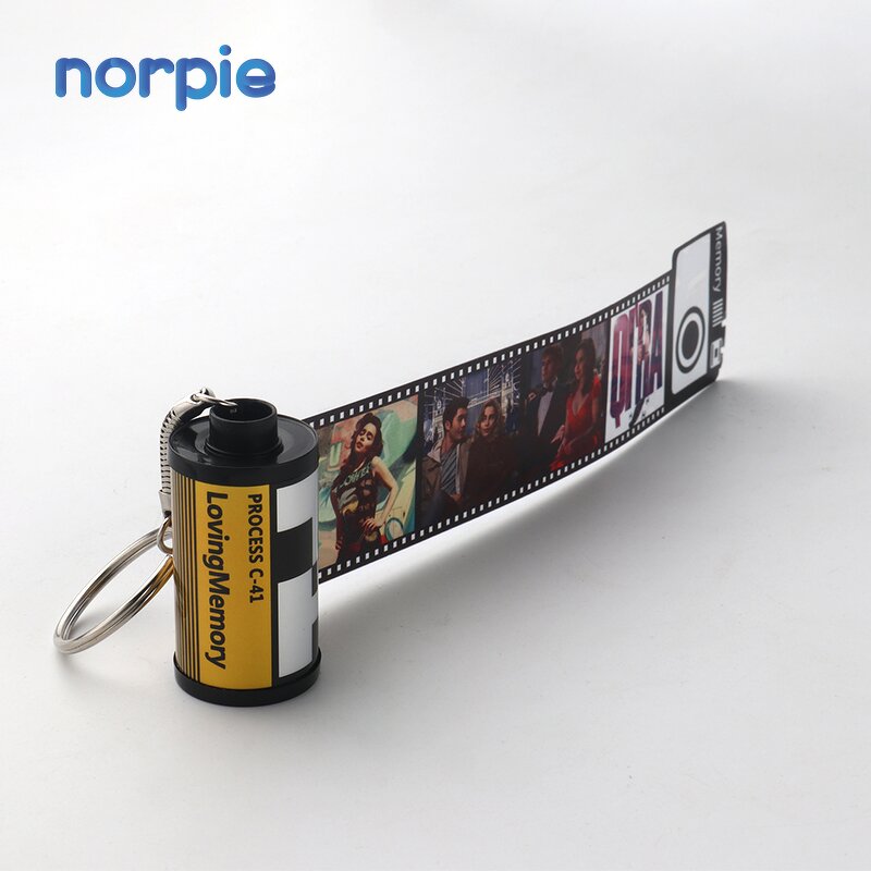 Camera Keychain Manufacturer - Personalized Photo Film Roll Sublimation PET