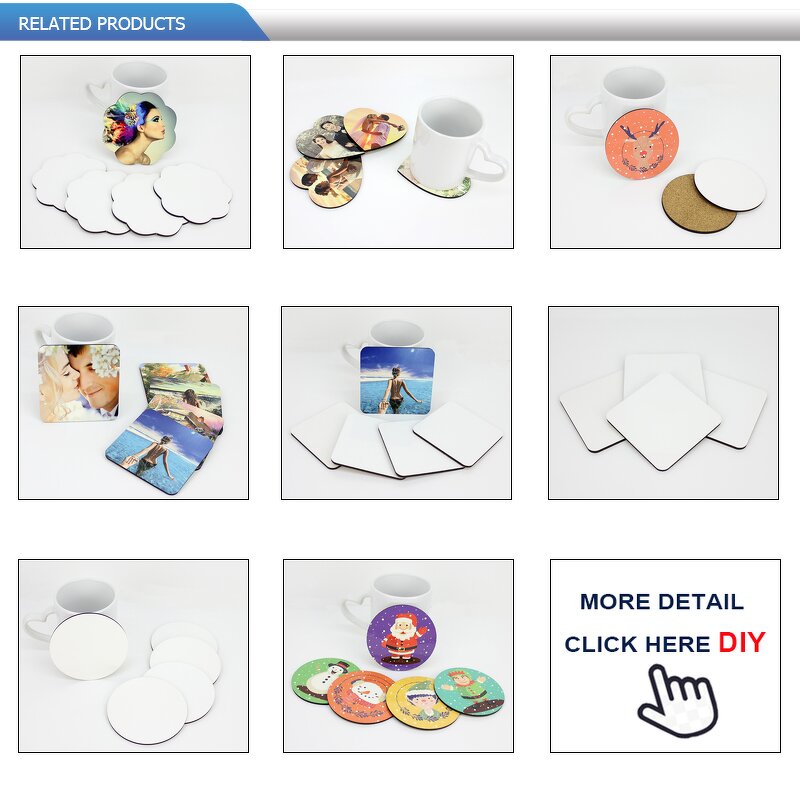 Coaster Manufacturer - Luxury Blank Tea Coaster DIY Leather Cup Coaster