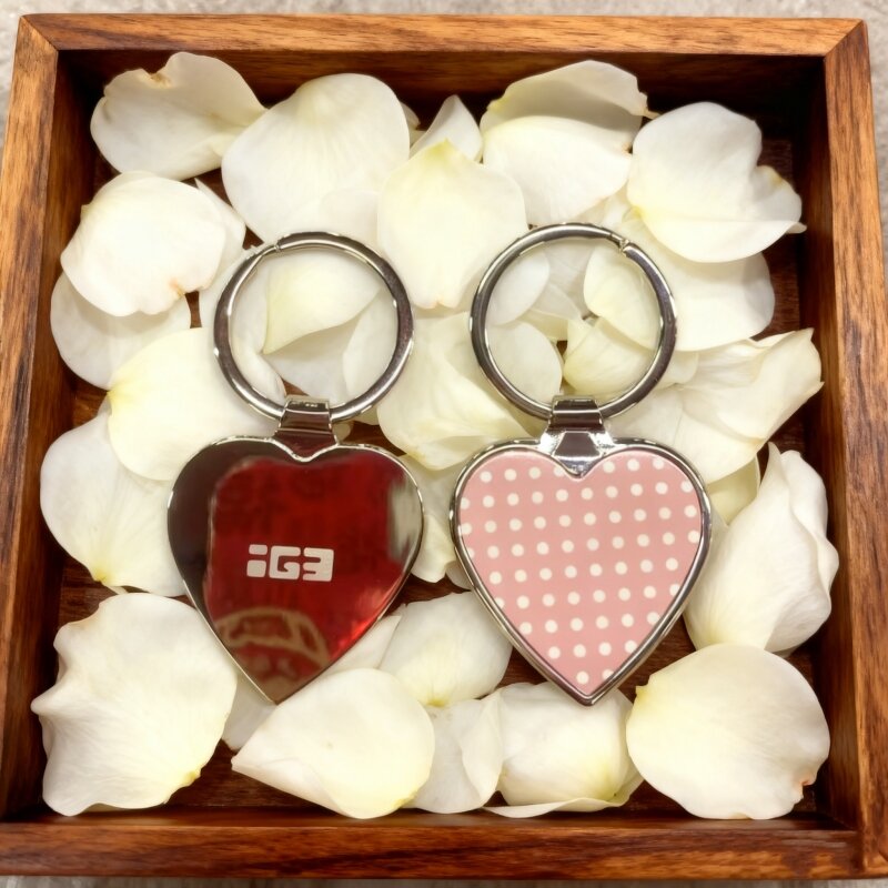 Heart Keychain Manufacturer - DIY Sublimation Bulk Promotional Gift