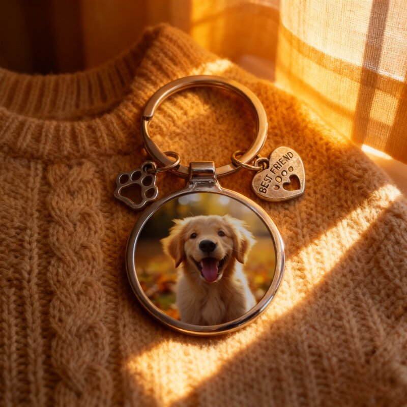 Pet Keychain Manufacturer - Light Custom Personalized Pet Lover Gift Keychain