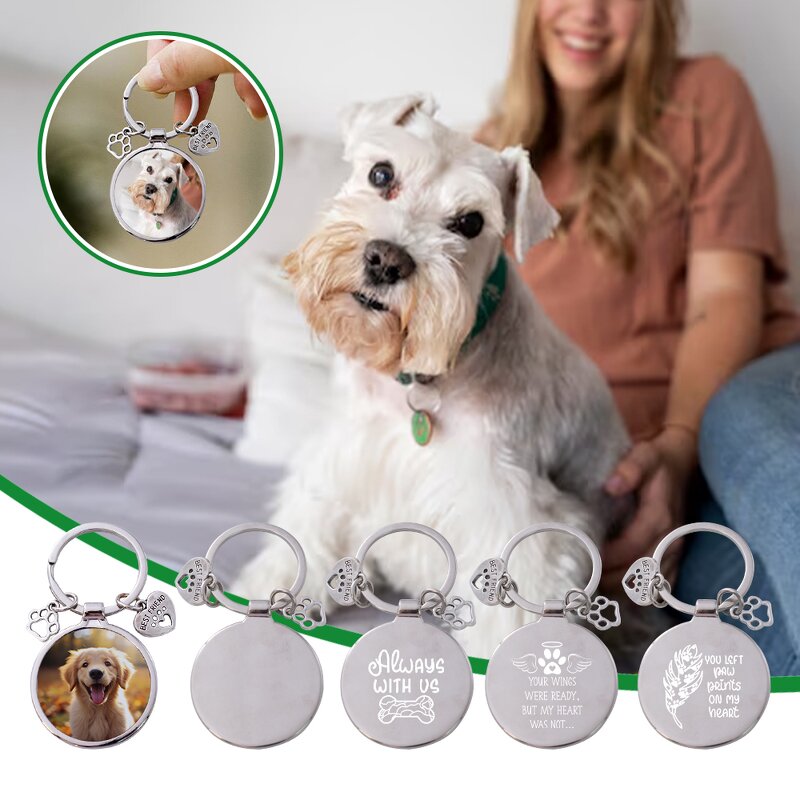 Pet Keychain Manufacturer - Custom Sublimation Logo Low MOQ Bulk Gift