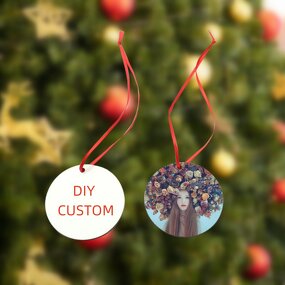 Christmas Ornament Manufacturer - Custom Double-sided MDF Xmas Pendent