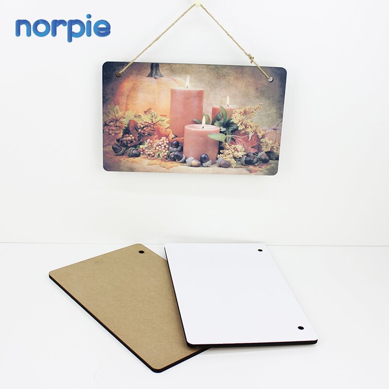 Door Hanger Manufacturer - Wholesale Rectangle MDF Sublimation Door Sign