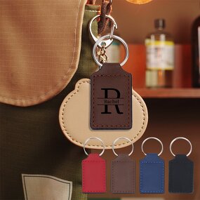 Leather Keychain Blanks Manufacturer - Lasable Leatherette Business Cards DIY