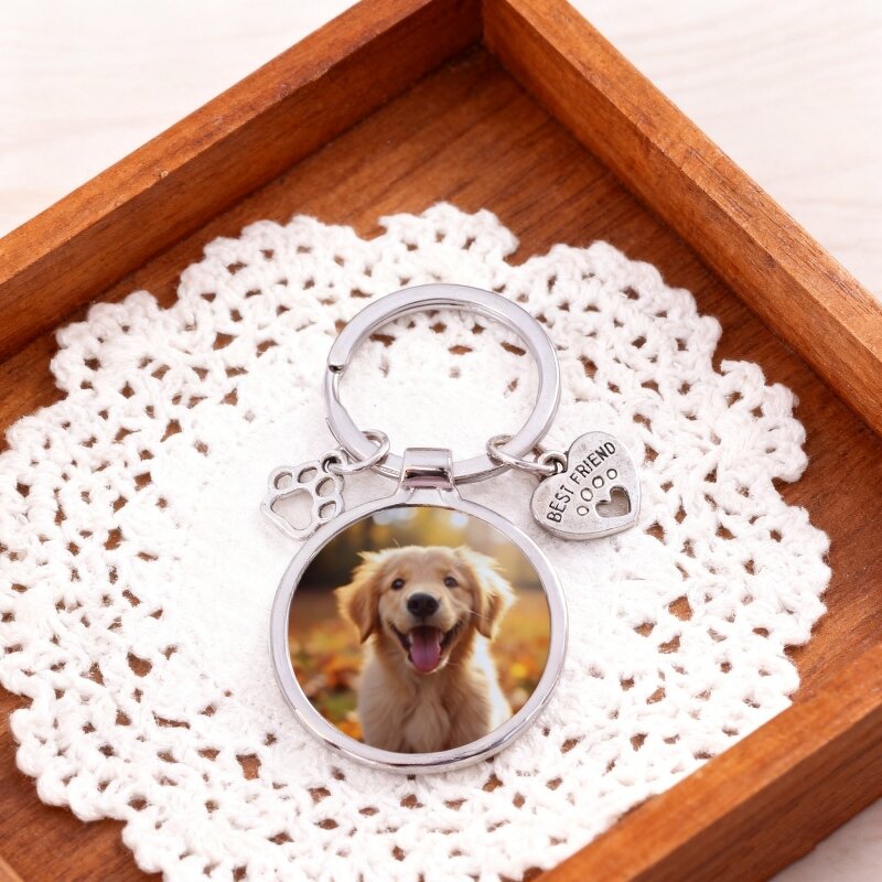 Pet Keychain Manufacturer - Custom Sublimation Logo Low MOQ Bulk Gift