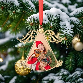 Christmas Ornament Manufacturer - Factory Wholesale DIY Angel Wing Sublimation