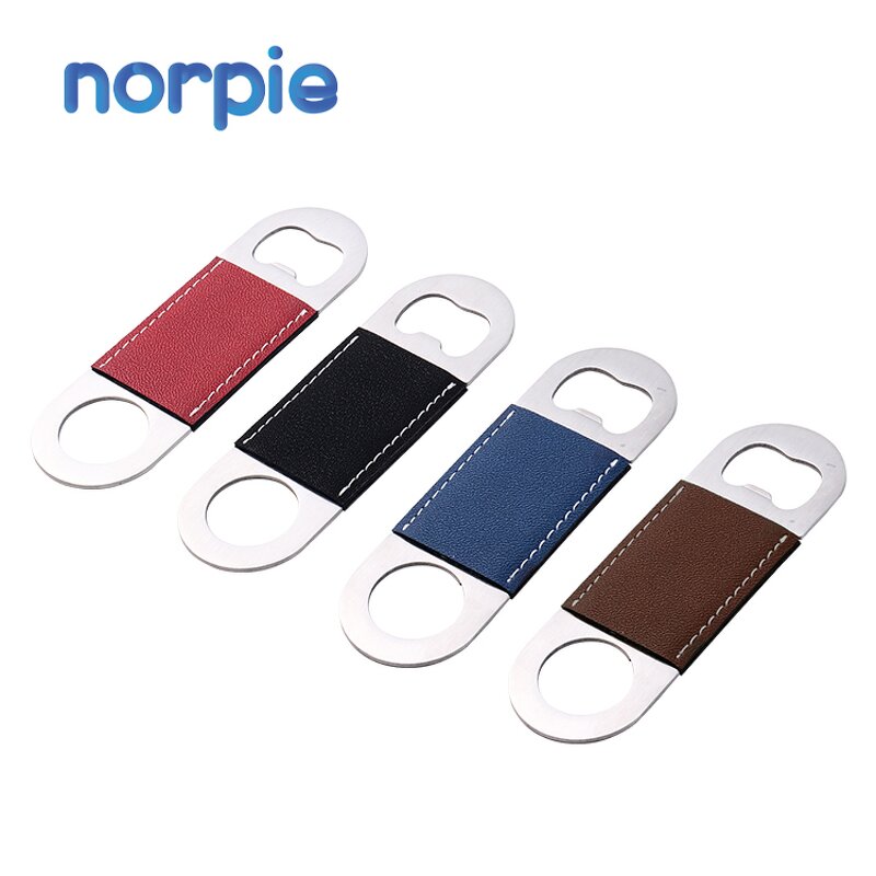 Bottle Opener Manufacturer - Custom Laser Engraving Leather Beer Opener