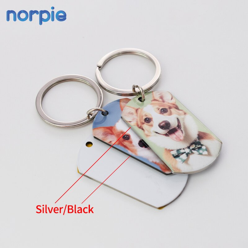 Dog Tag Keychain Manufacturer - Double-sided Sublimation Pet Memorial