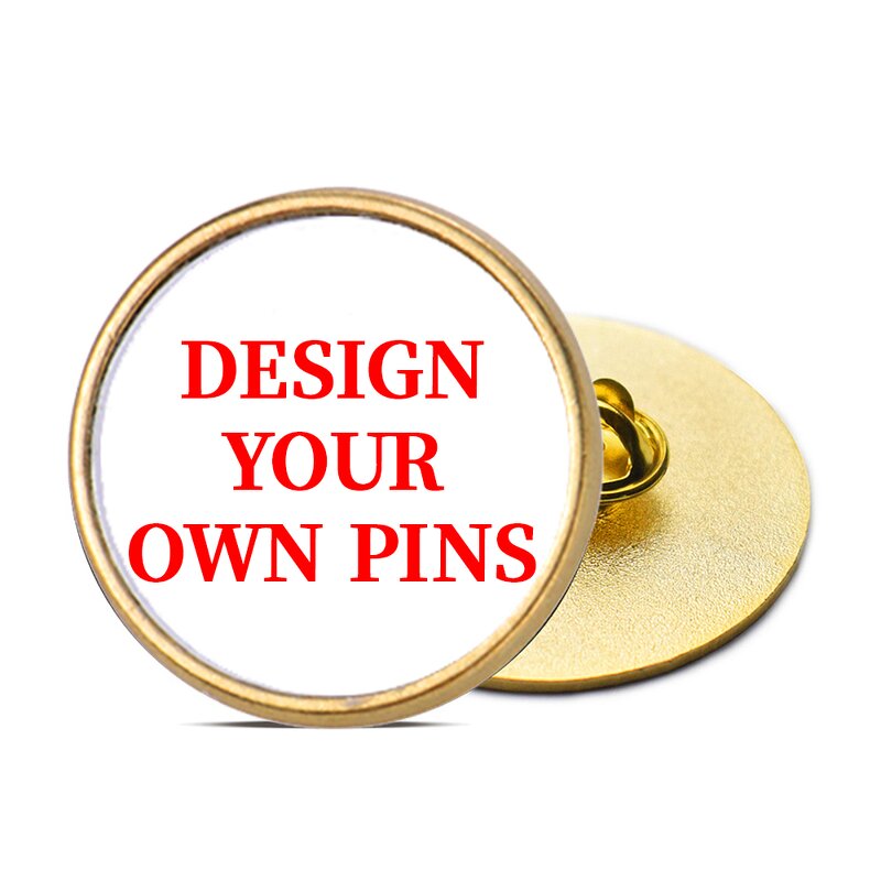 Metal Pin Badge Manufacturer - Personalized Sublimation Daily Denim Keepsake