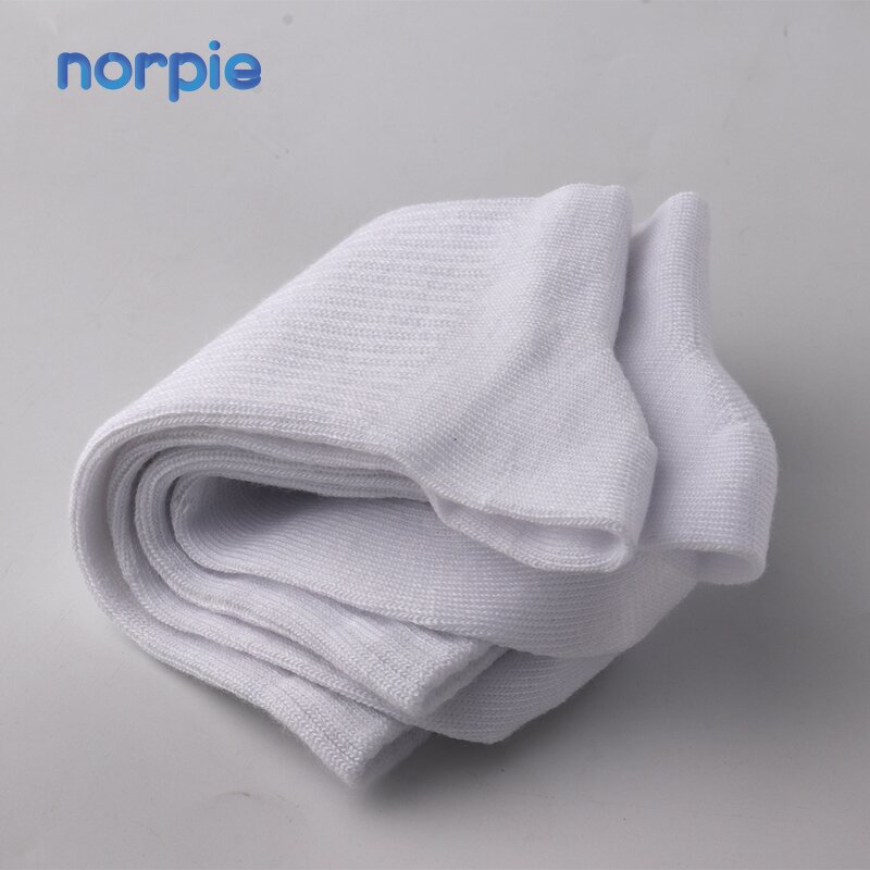 Socks Manufacturer - Custom Design Unisex White Sublimation Cotton Socks