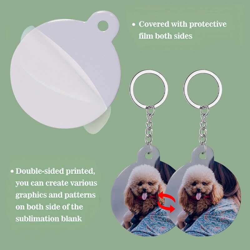 Dog Tag Manufacturer - Double-sided Sublimation Aluminum Pet ID Pendant