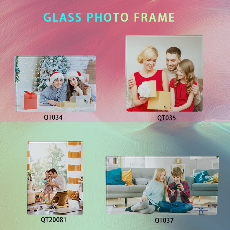 Glass Photo Sign Manufacturer - Sublimation Tempered Glass Photo Frame Blank